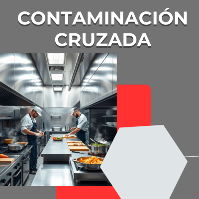 Contaminación cruzada en cocinas profesionales