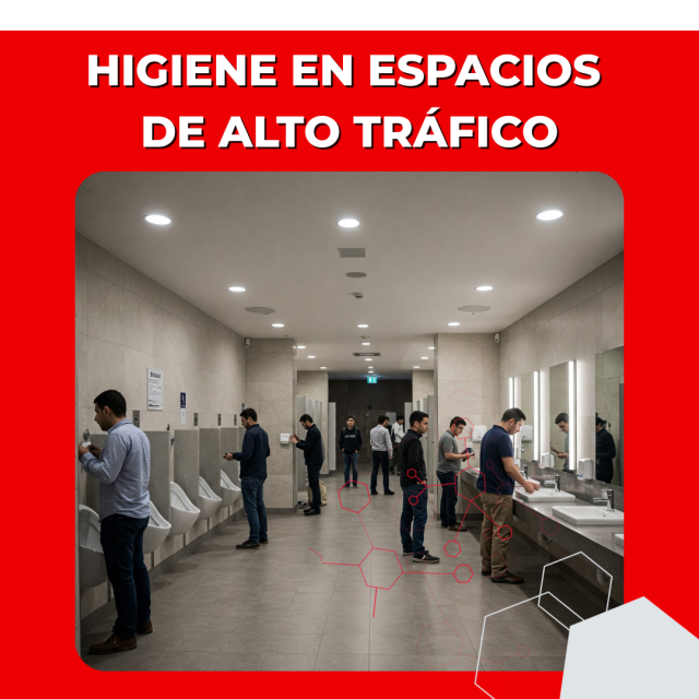 Higiene espacios de alto tráfico