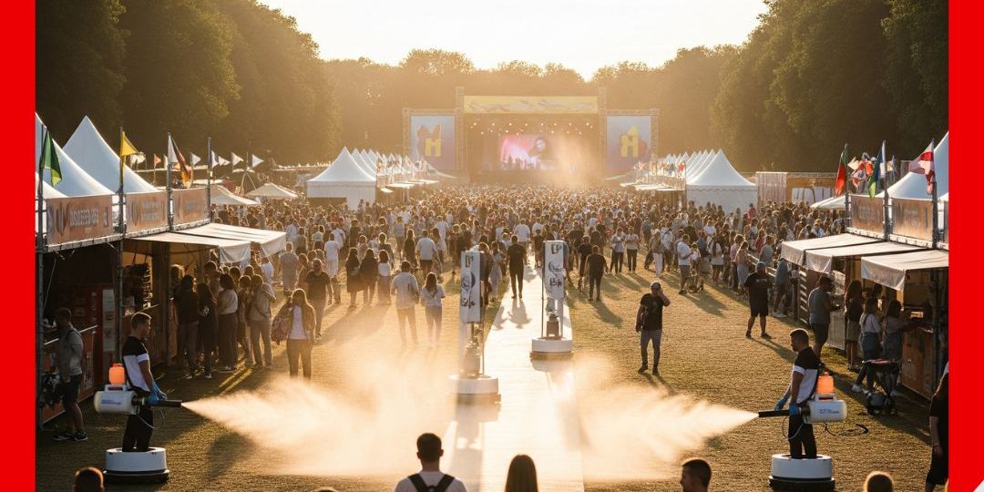 Desinfección eventos masivos