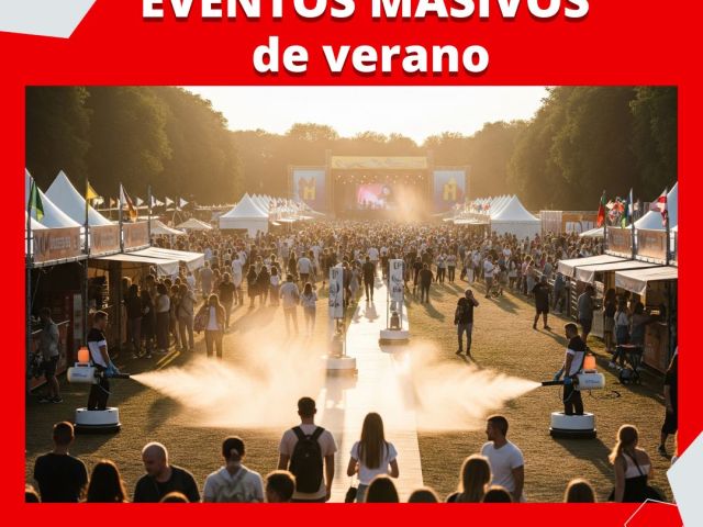Desinfección eventos masivos