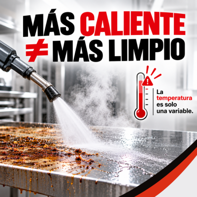 Grifo a presión con agua caliente